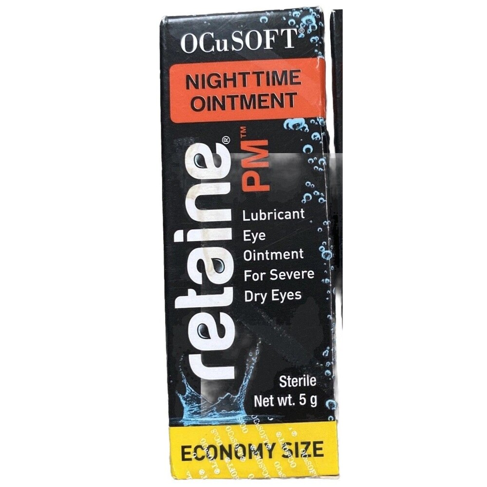 OCuSOFT Retaine PM Nighttime Ointments Severe Dry Eyes Lubricant .5oz